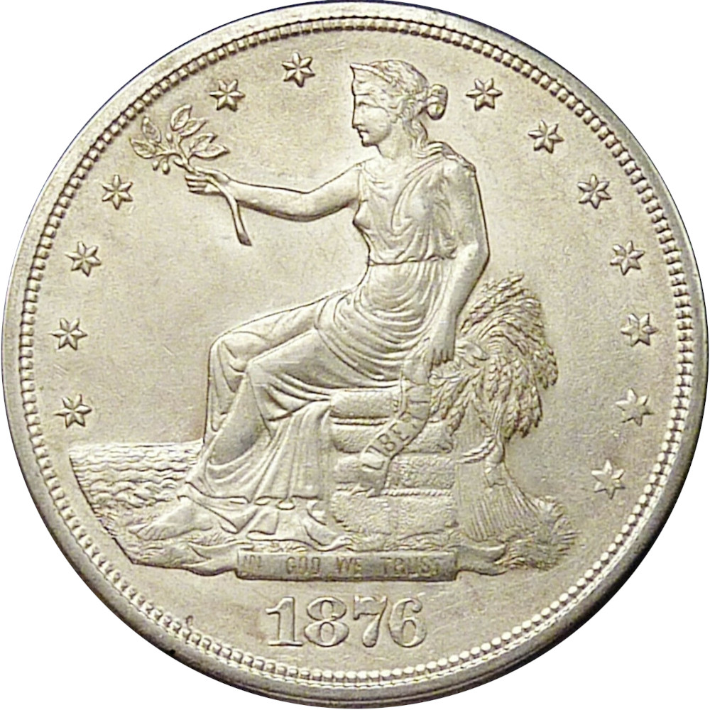 1876-S-T$!-Trade-Dollar-Type-I-O/Type-I-R